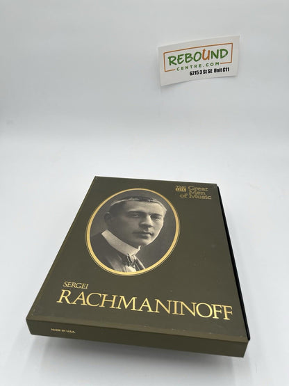Great Men Of Music Sergei Rachmaninoff and His Music 4 Cassette tape Set Used