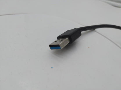 Elegant 8 port USB 3 Hub Black Tested Working - Fair