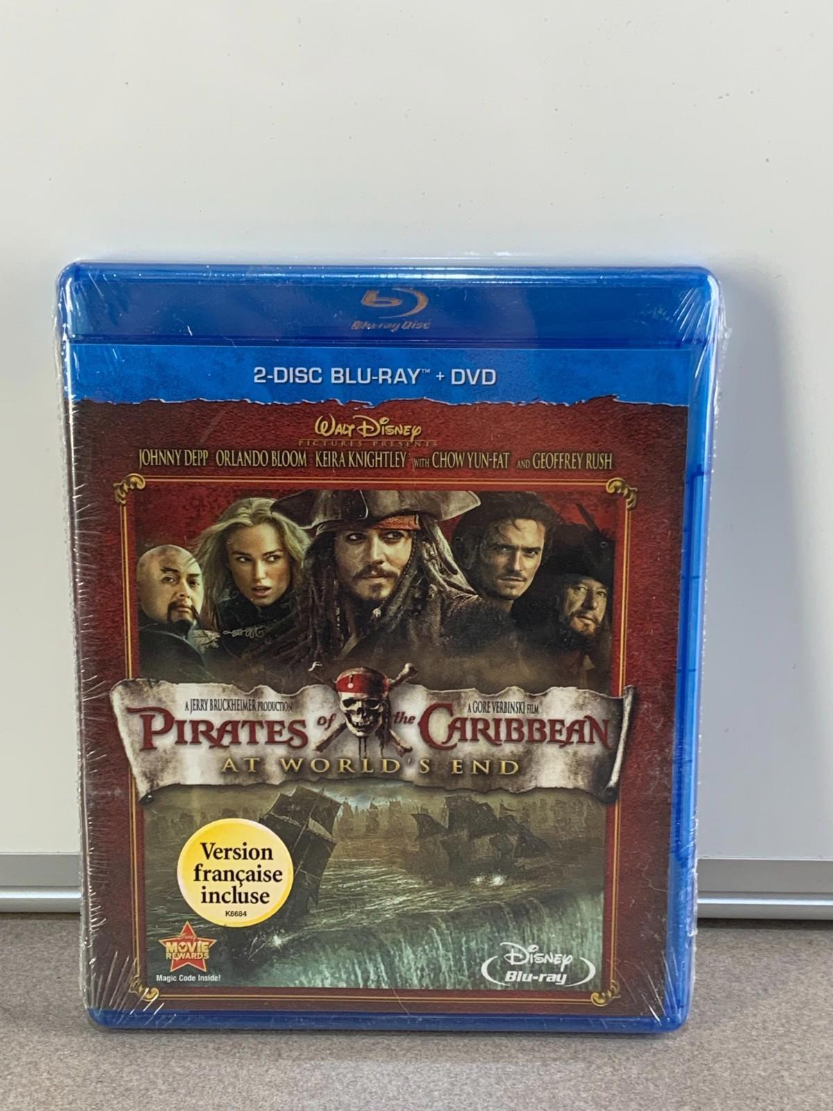 Pirates of the Caribbean: At World's End (Blu-ray, 2007) Sealed