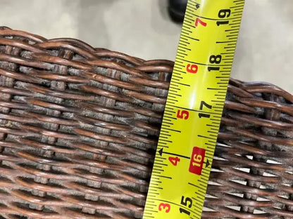 Wicker Bench/Stool with handles