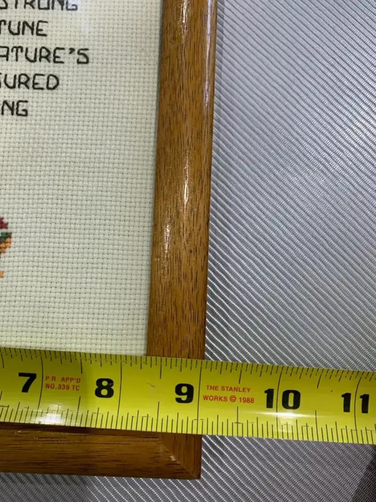 Various Framed Cross Stitch - 3 Available