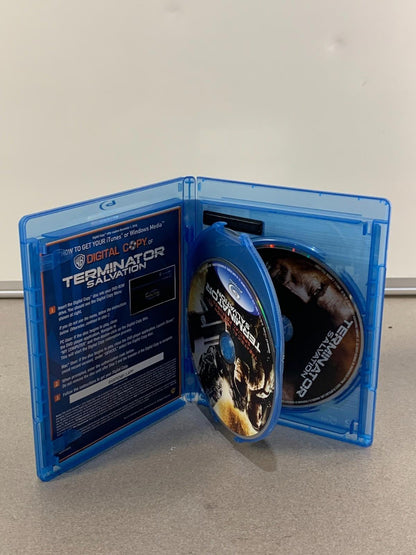 Terminator Salvation: Blu-ray 2-Disc Theatrical + Director's Cut 2009 Great Cond
