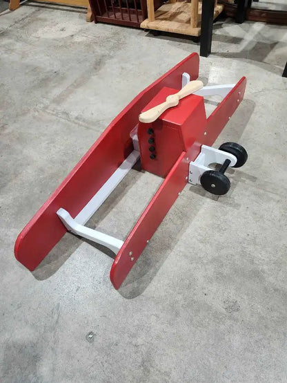 Wooden Airplane Wall Shelf