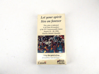 Spirit of 94 Commonwealth Games, British Columbia Canada VHS - 1994 Sealed