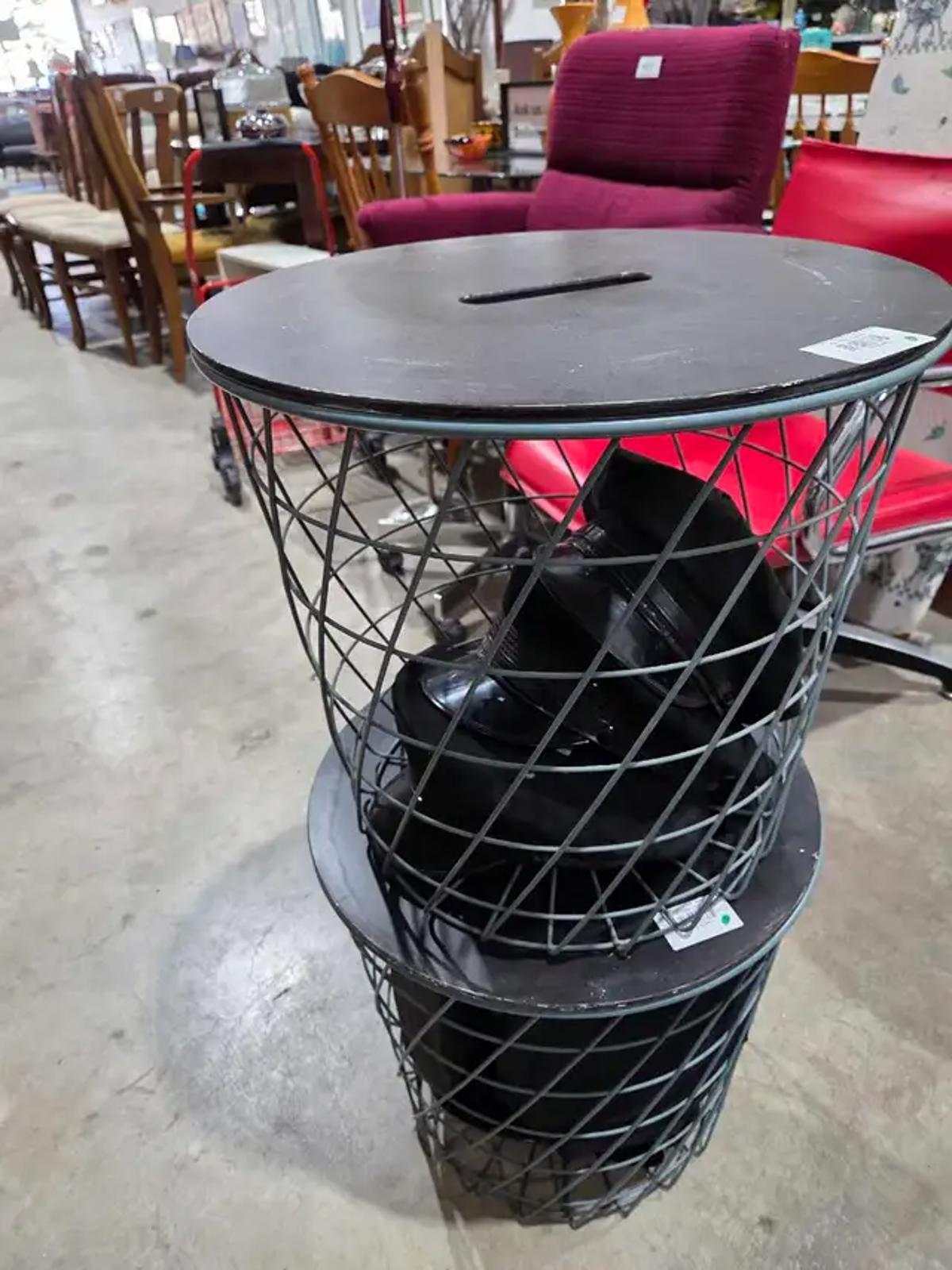 Ikea KVISTBRO Storage Tables/Baskets - 2 Available