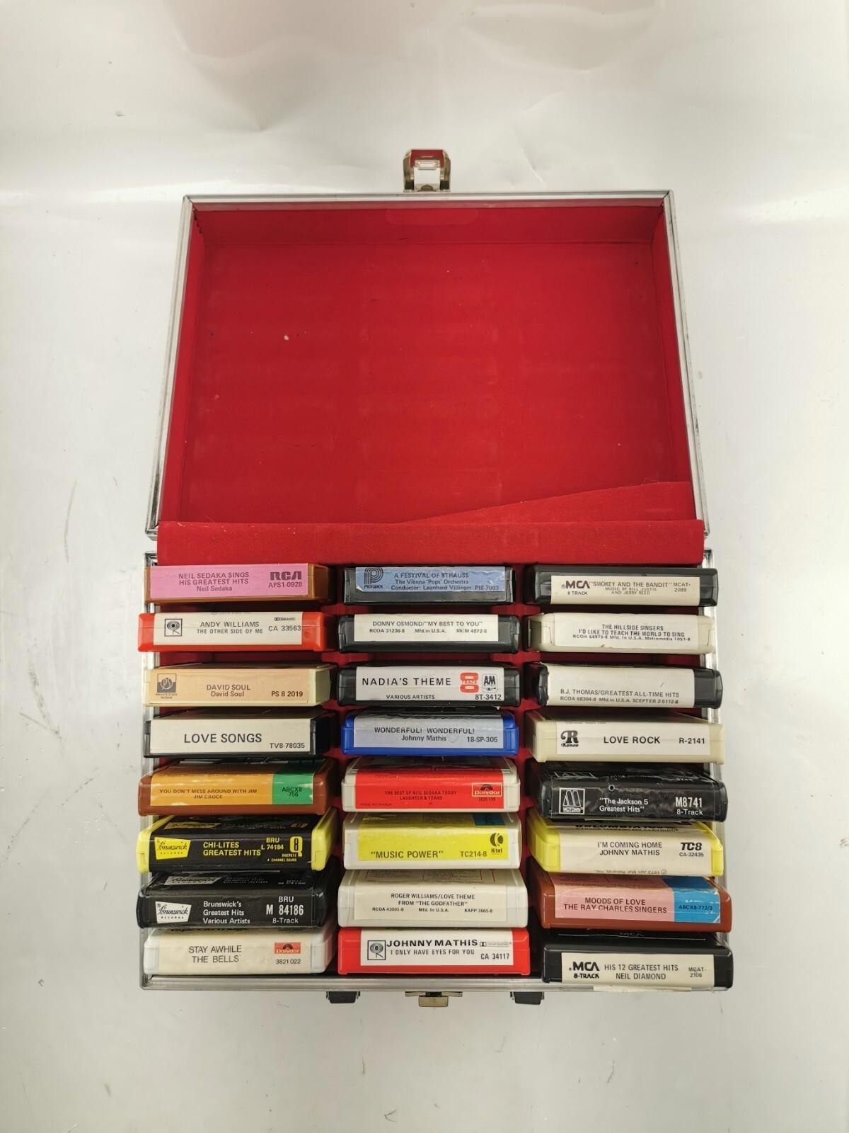 Vintage 12 Track Tapes and Cary Case