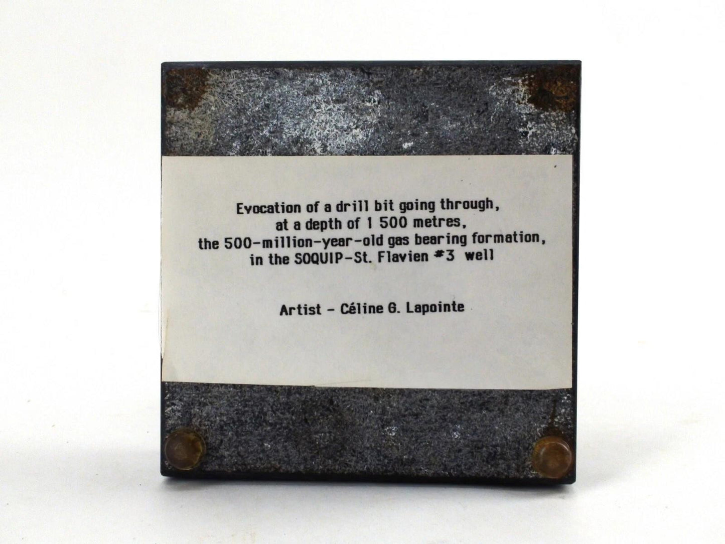 Celine G. Lapointe - Abstract Completed Drill Bore, Bronze Statue, Vintage Art