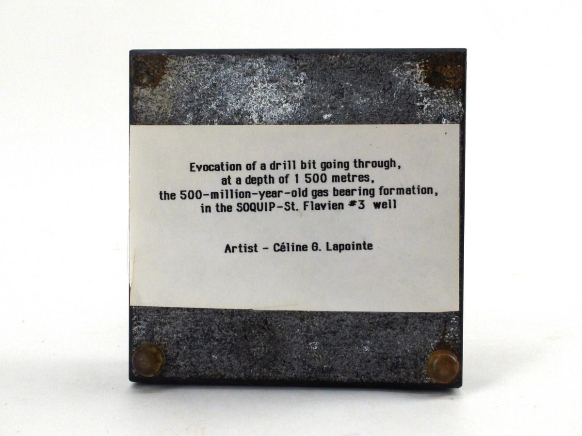 Celine G. Lapointe - Abstract Completed Drill Bore, Bronze Statue, Vintage Art