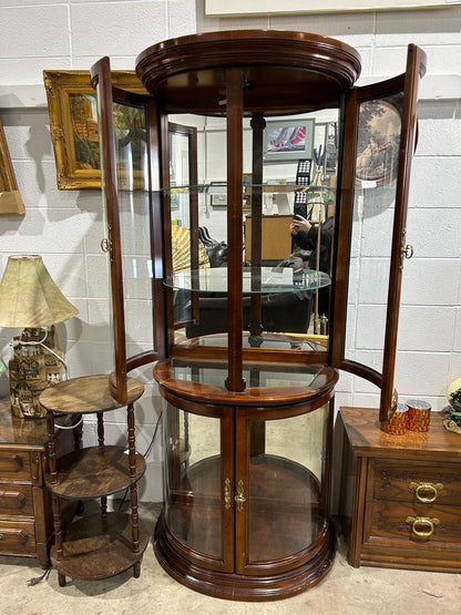 Half Moon Curio Cabinet