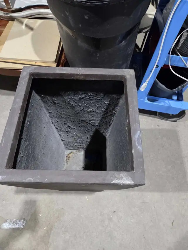 Tall Square Metal Planter