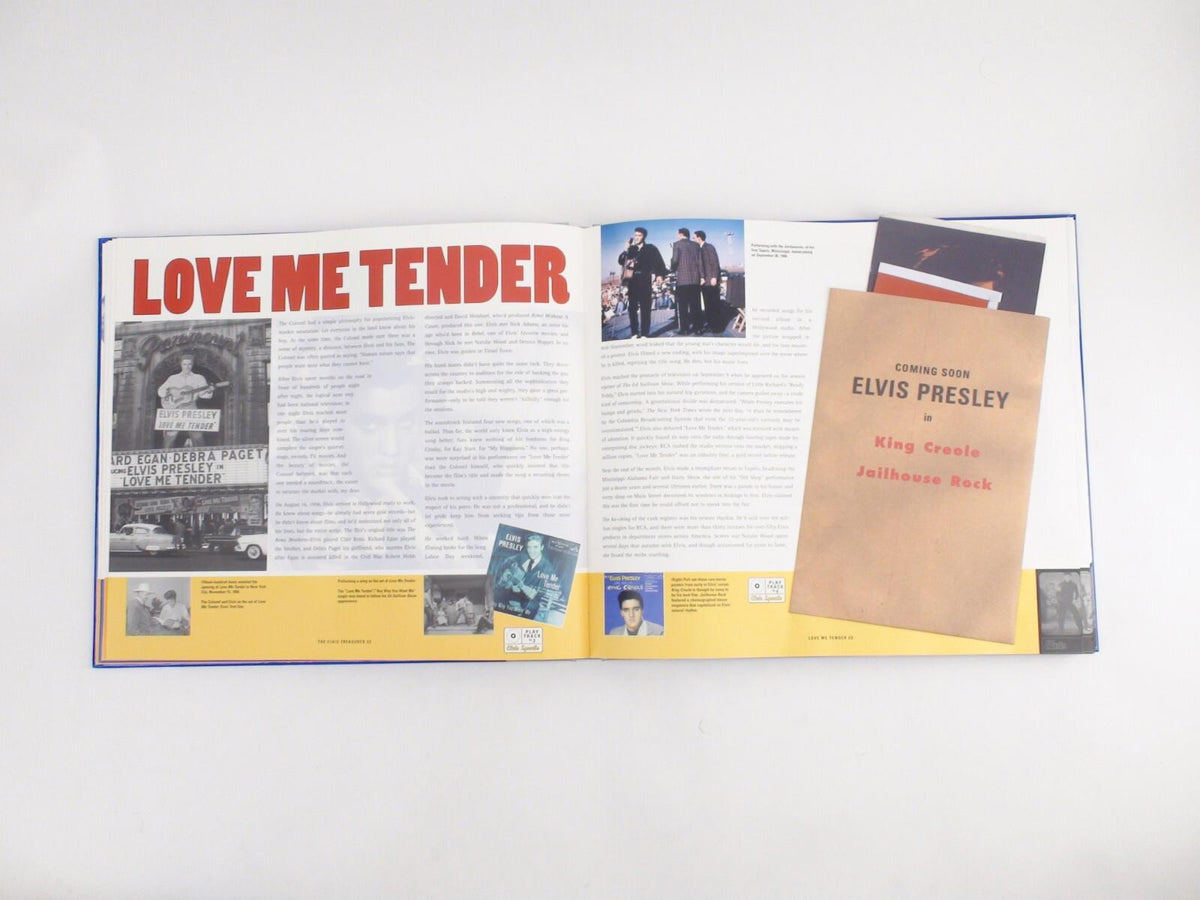 The Elvis Treasures Hard Cover Memorabilia Book By Robert Gordon, Villard