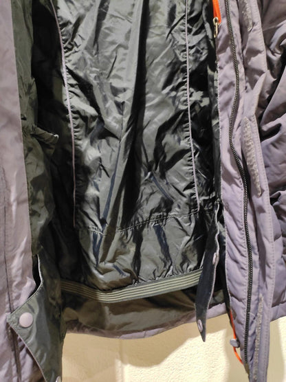 THE NORTH FACE HOODED PUFFER WOMENS JACKET SIZE- M PURPLE
