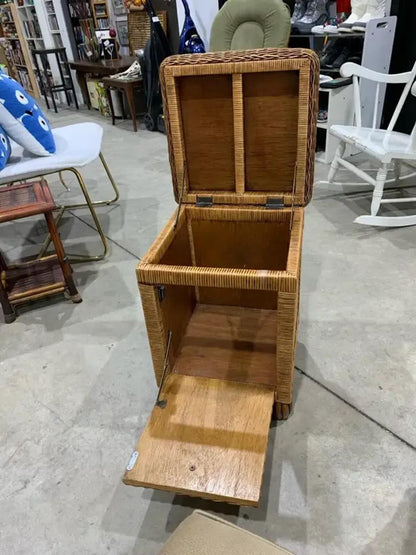 Wicker Side Table