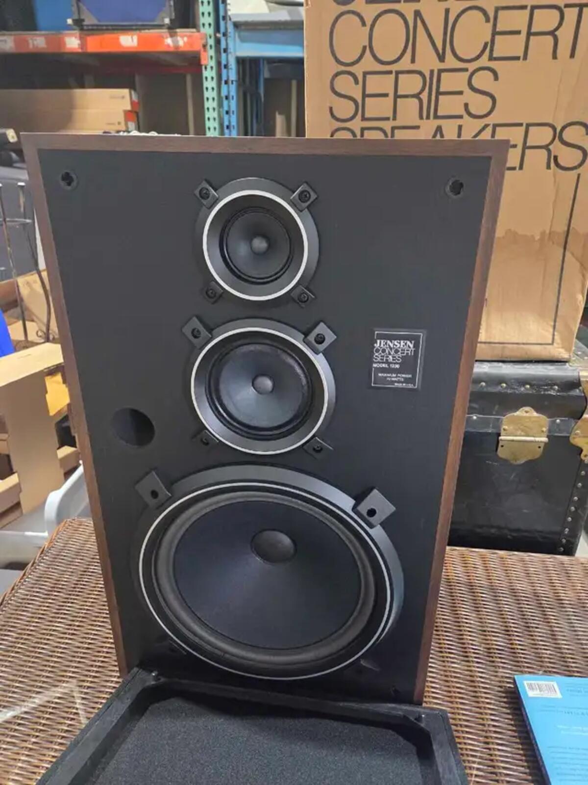 Jensen 12" 3-Way Concert Speakers - 2 Available