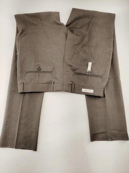 NWT Joseph Abboud Wool Grey Unhemmed Trousers Men's Size 34