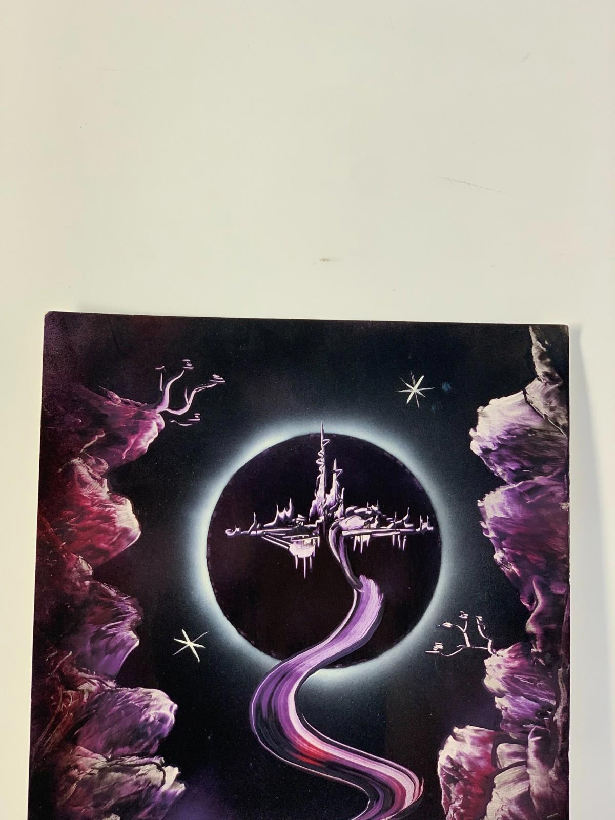 Original Spray Paint Art Surrealistic Outer Space