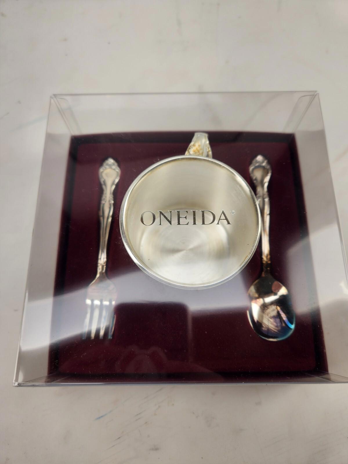 Oneida Silverware Teacup Set