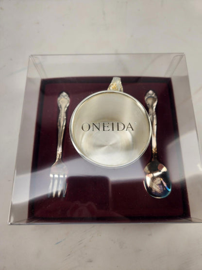 Oneida Silverware Teacup Set