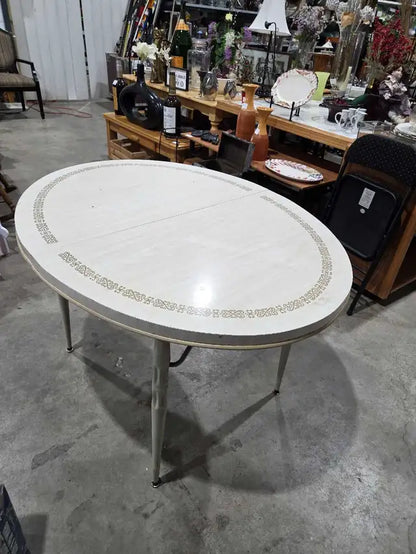 Vintage Oval Dining Table