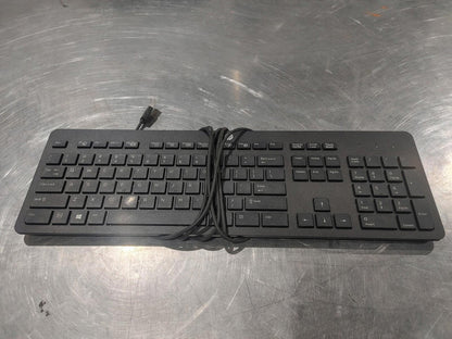 Excellent Condition HP USB Slim Keyboard Model PH0U Black Tested Working