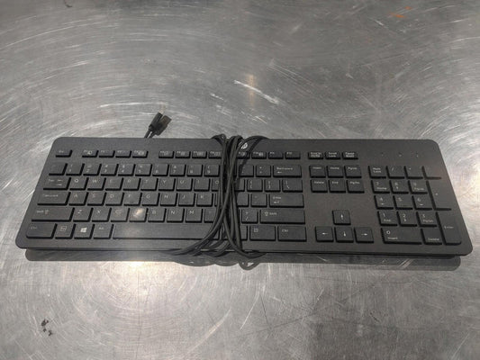 Excellent Condition HP USB Slim Keyboard Model PH0U Black Tested Working