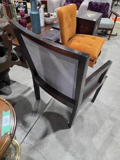 Wooden Accent Chair - Greyish Brown