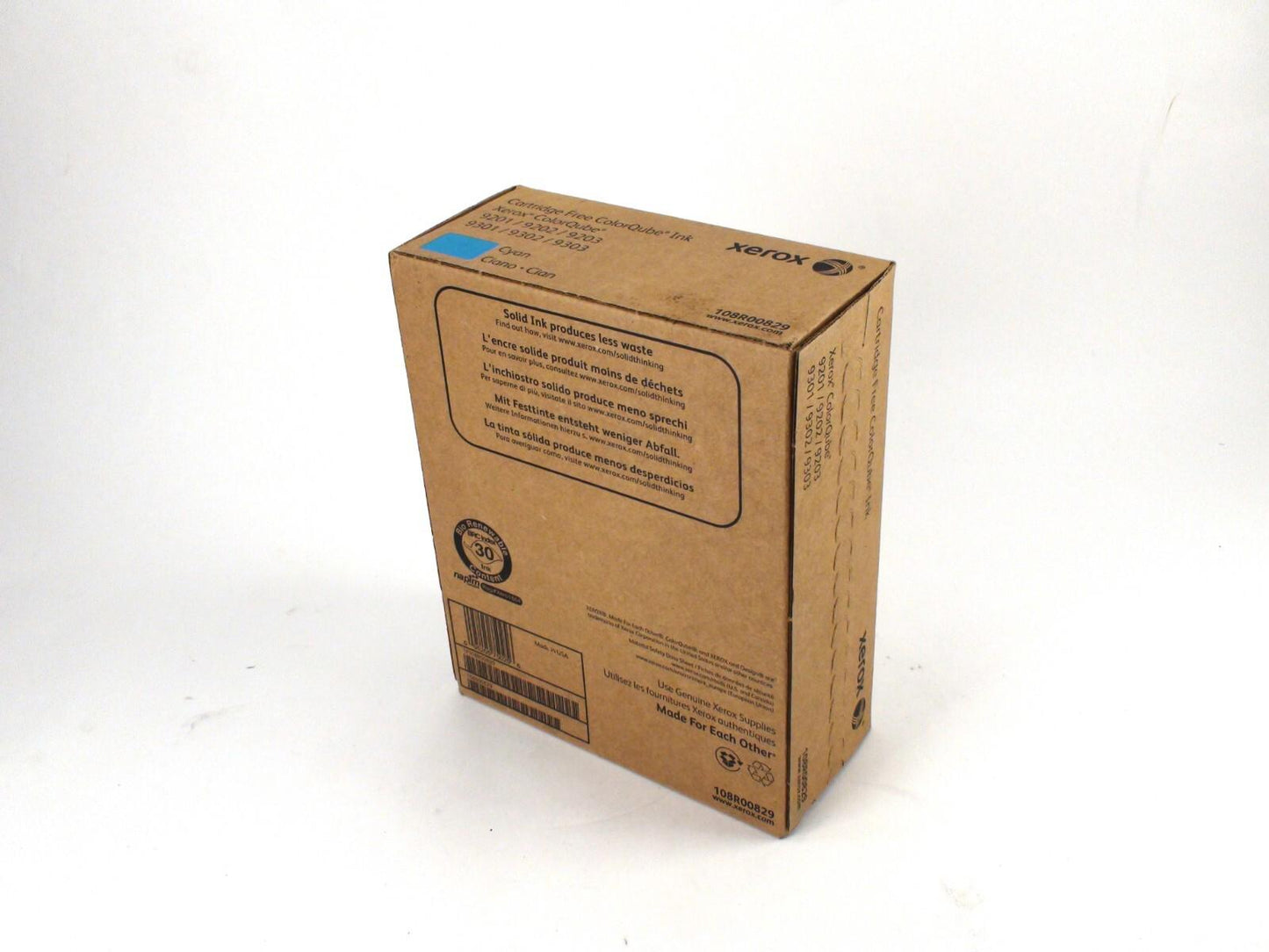BRAND NEW Xerox 108R00829 ColorQube Cyan Solid Ink Toner 9201/ 9202/ 9203
