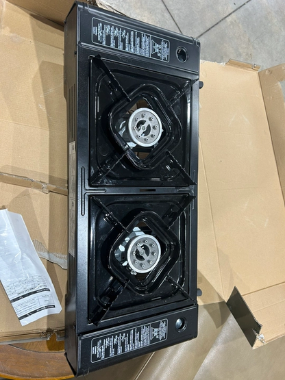 World Famous Double Burner Butane Stove