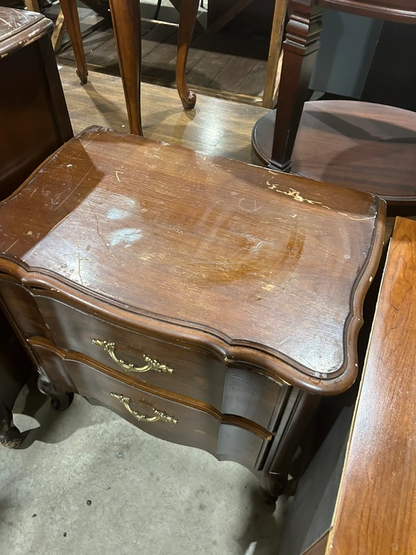 Vintage Wooden Dresser and Nightstand Set