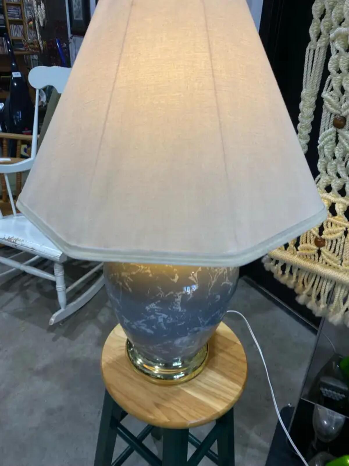 Marble Stone Table Lamp