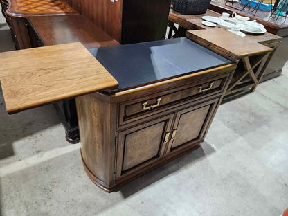 Vintage Sklar-Pepper Curved Wood Counter Server