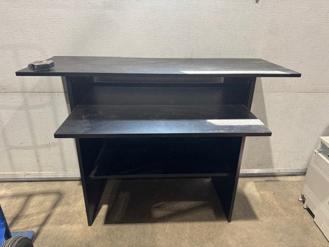 Black Office Desk