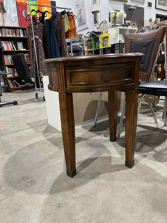 Wooden side table