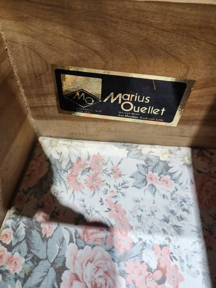 Vintage Wooden 9-Drawer Dresser