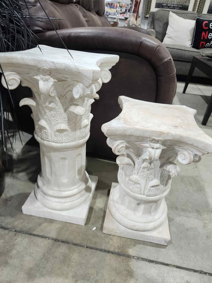 Pair of Decorative Stone Columns