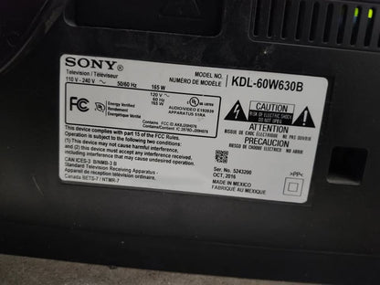 Sony Bravia 60" TV