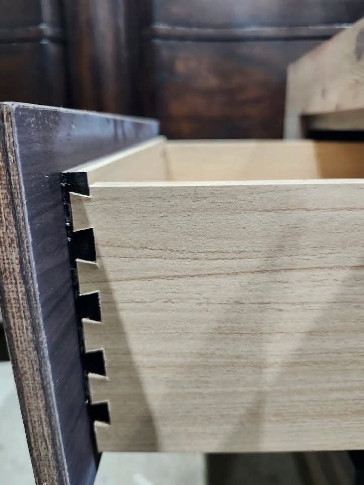Mojave Rustic Wooden 2-Drawer Nightstands