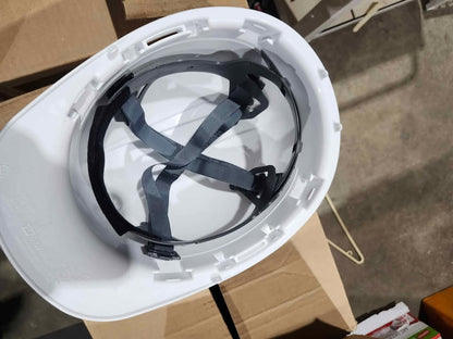 New Dynamic HP241 White Hard Hat - 60 Available