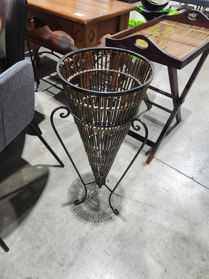 Woven Basket Stand