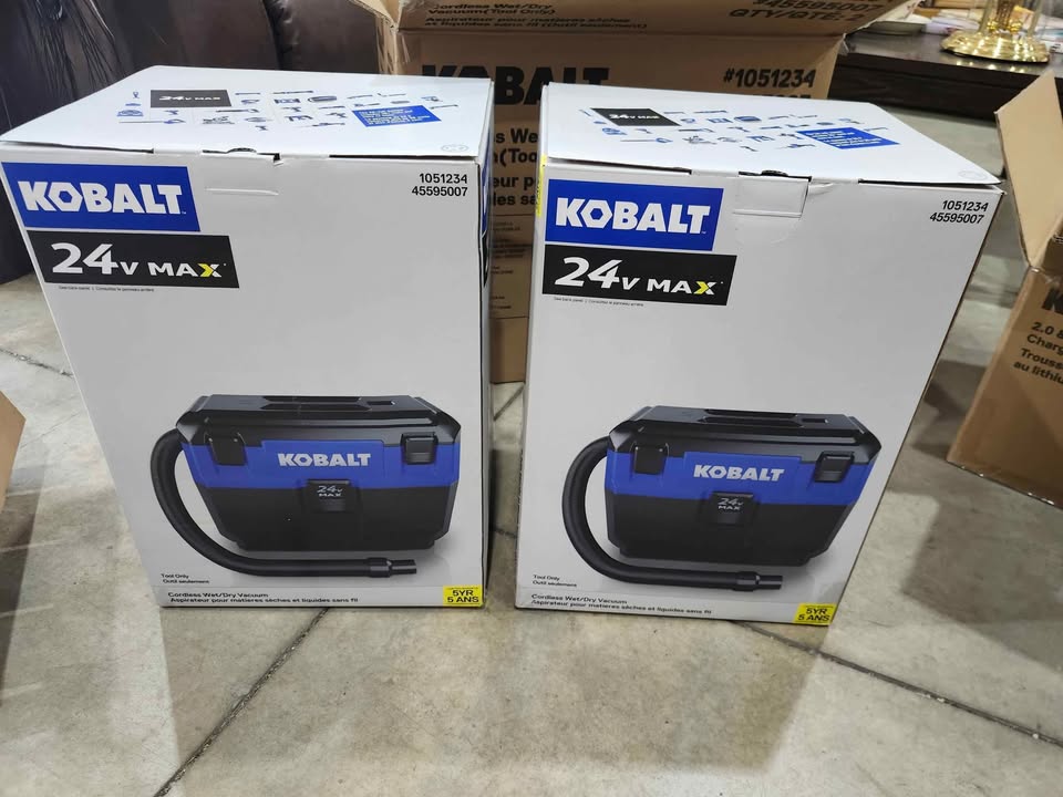 Kobalt 24V Max Wet/Dry Vac X2