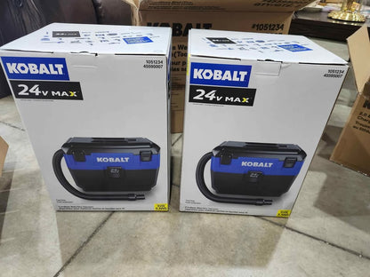 Kobalt 24V Max Wet/Dry Vac X2