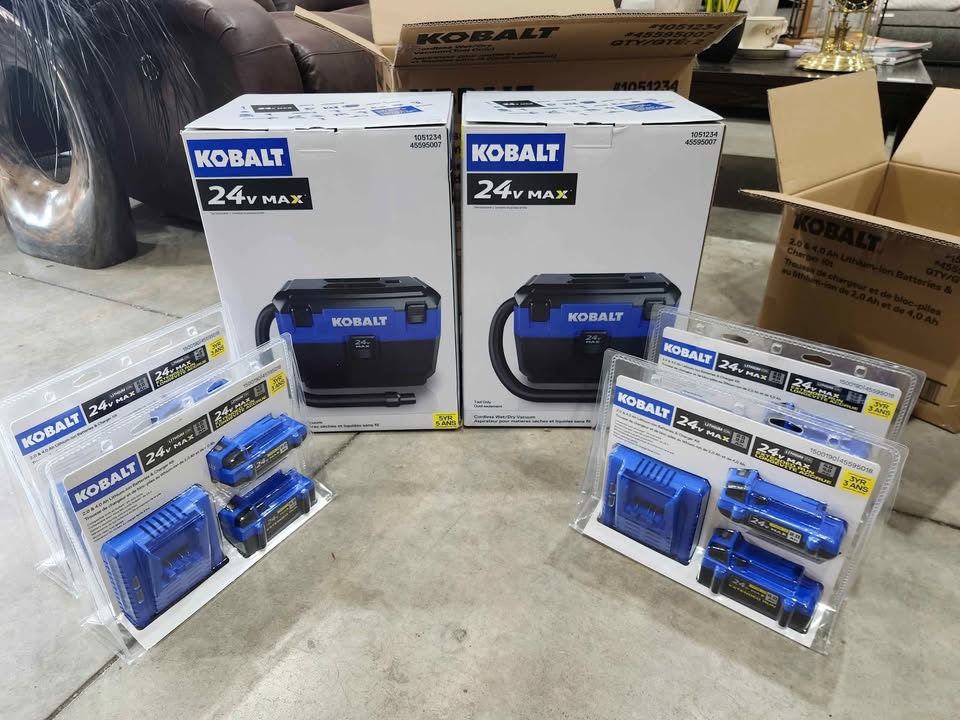 Kobalt 24V Max Wet/Dry Vac X2