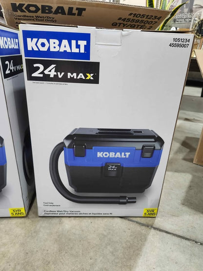 Kobalt 24V Max Wet/Dry Vac X2
