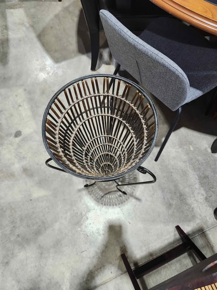 Woven Basket Stand