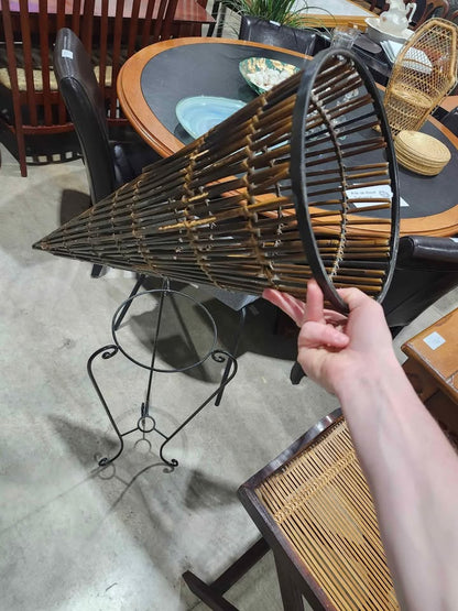 Woven Basket Stand