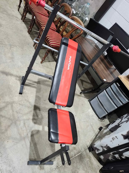 Innova Weight Bench & Barbell Set