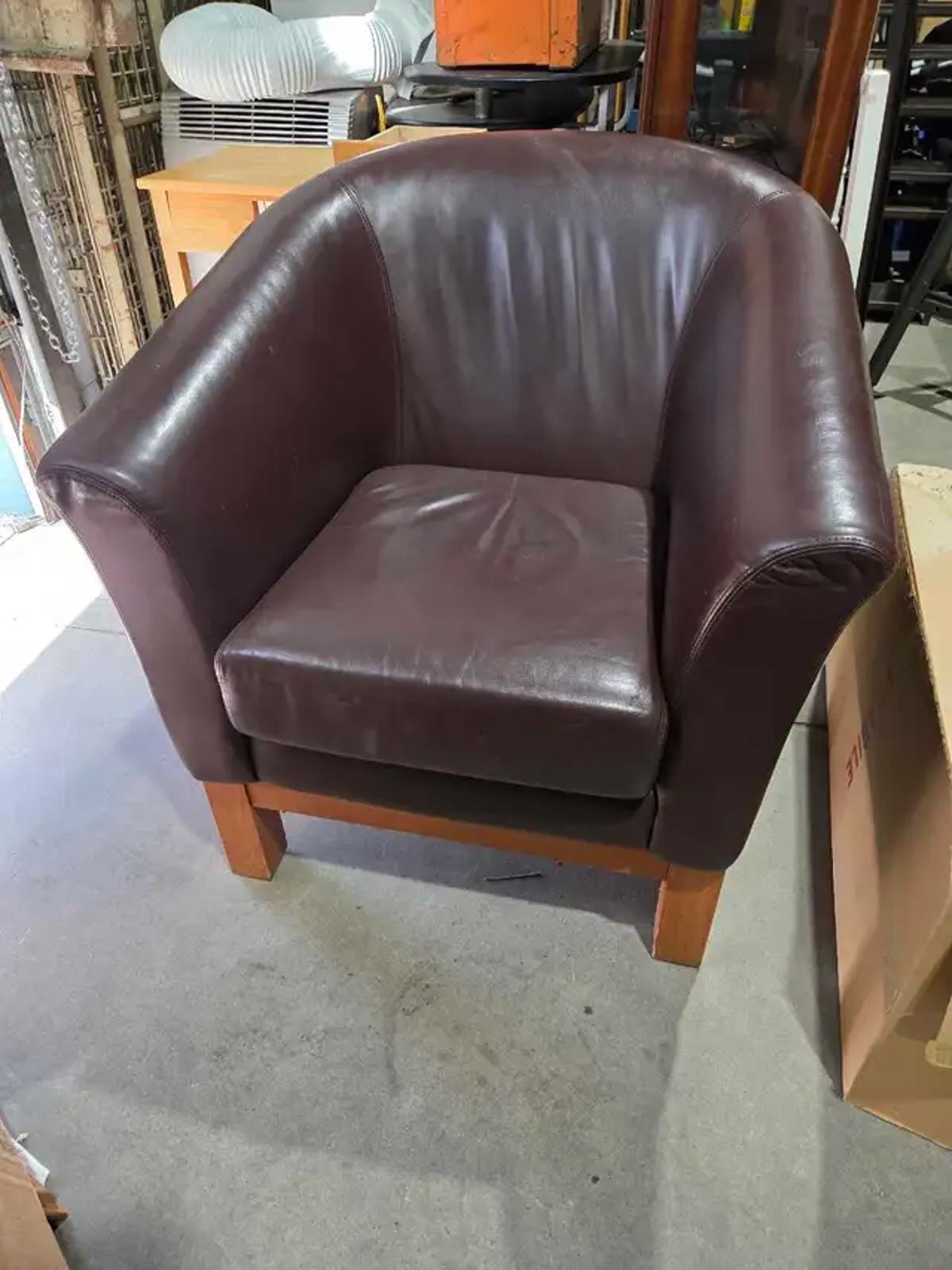Leather Club Chair