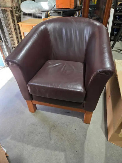 Leather Club Chair