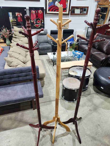 6ft Wooden Coat Racks - 3 Available