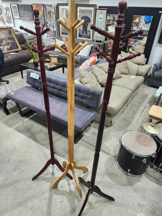 6ft Wooden Coat Racks - 3 Available